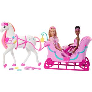 Barbie in the Nutcracker Land of Sweets Horse & Sled