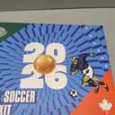 Soccer Fan Gear Set for 2026 World Tournament, Soccer Party Favors Kit with Flag,Scarf, Face Paint, Clapper, Horn&Glasses,Supporter Accessories for Game Day, Sports Event, Gift
