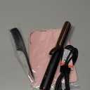 MESCOMB Dual-Voltage Curling Iron - 360° Airflow Styler Curling Iron 1 1/2 inch, Titanium Hair Straightener and Curler 2 in 1 for Women, for Lasting Curls, 4 Temps, Europe Travel 110V-240V