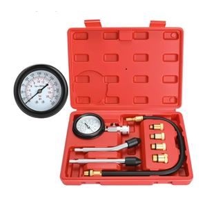 BETOOLL HW0130 8pcs Petrol Engine Cylinder Compression Tester Kit Automotive Tool Gauge