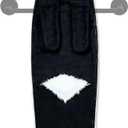 Hand Towels for Bathroom Kitchen,Cute Cat Quick-Dry Hanging Hand Towels Decorative for Bathroom Face Towels,Funny Gifts for Cat Lovers (Black)