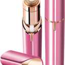 Facial Hair Remover for Women- as Seen on TV Painless Face Shaver -Mini Hair Remover, Electric Razor Shaver Portable Bikini Epilator for Lips, Chin, Armpit, Peach Fuzz, Fingers, Neck, Cheek (Rose red)