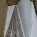 Set of 2 Mercury Glass Christmas Tree Silver Glass Christmas Trees Collectible Figurines with Led Indoor Table Centerpiece Decorations Mantel Gift