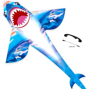 Large Kites for Kids and Adults,Easy to Fly Single Line Kite for Beginners, Perfect for Beach & Park Trips with 300ft String Handle
