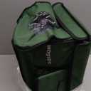 Heated Cat House for Outside, Insulated Weatherproof Heated Outdoor Cat House with Waterproof Eaves & Escape Door, Elevated Outdoor Cat Shelter for Feral Stray Cat (Green, 16.5"x12.6"x16.9")