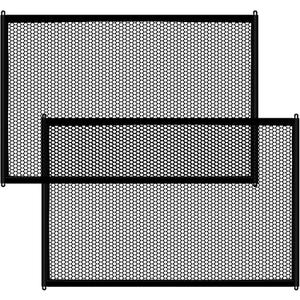 2 Pack Dog Gate, Mesh Baby Gate, 43.3'' X 28.3'' Pet Gate for The House, No Drilling Puppy Gate for Stairs & Doorways Install Anywhere,12 Hooks by Lofekea