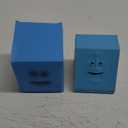 Face Bank, Piggy Bank Coin Eater Funny Bank, sunsbell Money Eating Coin Bank Piggy Bank Boalord, Battery Powered Money Saving Box, Wacky Coin Jar Face Coin Bank - Blue (3.8*3.9*3.9", Biue)