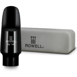 ROWELL Jazz Soprano Saxophone Mouthpiece Professional Sax Mouthpiece Warm Bright Tone for Students & Pros,Ideal for Modern Jazz, Pop, Funk Music (1.47, Black)