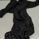 Nanaki Dog Wound Care Shirt, Dog Leg Sleeve To Stop Licking Rear Leg And Abdomen, Doggy Surgery Suit Female Spay,Doggy Onesie For Surgery Female Male, Pet Surgical Recovery Suit Pet Wound Heal Clothes (XL(Back:19.3", Weight:25-45Ib), Black)