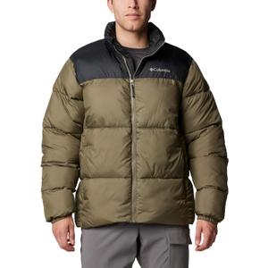Columbia Mens Puffect Iii Jacket (4X, Stone Green/Black)