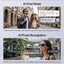 AI Smart Glasses with Camera 4K, Video Recording.Bluetooth for Men & Women -Hands-Free Recording Glasses with Audio, Al-Powered Wearable Tech