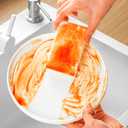 2 x 50 Pack Extra Thick Multi-Purpose Melamine Sponge,Magic Sponge Eraser,Household Extra Large Melamine Cleaning Pads No Scratches Cleaning Sponge,Floo,Bathroom,Kitchen (White)