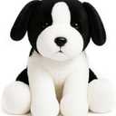 Black White Beagle Sheepdog Border Collie Stuffed Animals Dog Puppy Plush Toys for Kids Boys Girls Baby Birthday Easter