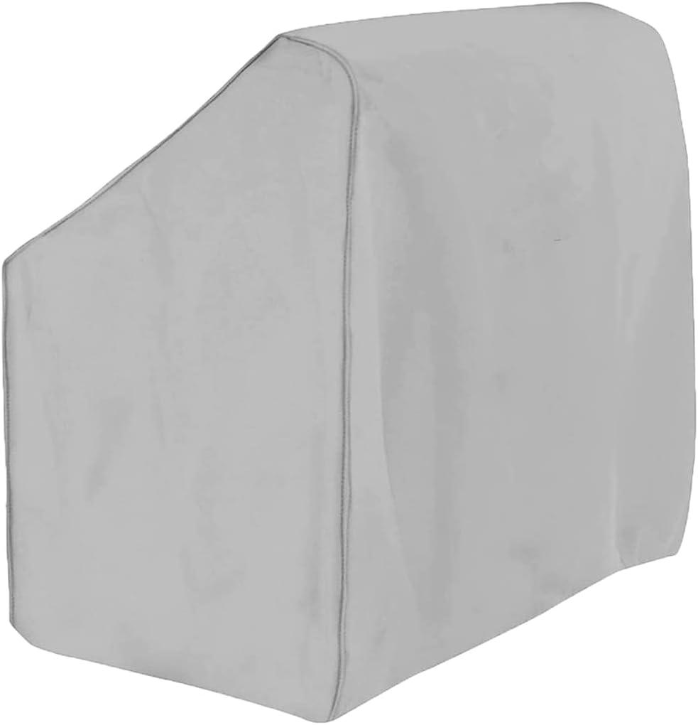 Boat Center Console Cover, 600D Marine Grade Polyester Canvas, Waterproof, Grey (Small Size up to 36" W 24" L 42" H)