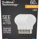 LEDVANCE Sylvania 40670 A19 Led Light Bulb, 2700 K, Pack 4