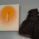 GORGIUS Brown Braided Updo Bun Wig, Synthetic Lace Front with Baby Hair, Natural Hairline, Heat Resistant, Braided, Curly