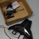 Compatible with Ninja ZX25R ZX4R ZX4RR ZX6R ZX10R ZX10RR 2020-2025 Motorcycle Integrated Tail Light with Turn Signal Flasher Daytime Running Rear Light Brake Taillight Smoked Plug and Play