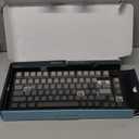 EPOMAKER EA75 75% RGB Gaming Mechanical Keyboard, 2.4GHz/Type-C/BT Creamy Wireless Keyboard with Knob, Shine Through PBT Keycaps, Hot Swappable for Gamers (Black Gradient, Reaper Switch)