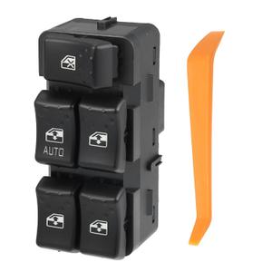 X AUTOHAUX Front Left Driver Side Power Window Master Control Switch YS-8S5KW 22664398 Replacement for Saturn Ion 2003-2007
