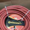 Continental Premium Garden Red Heavy Duty Hot Water Garden Hose, 5/8in Inside Diameter x 100ft Length, Male x Female Garden Hose Thread