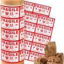 Honeycomb Packing Paper 15" Width X 400 FT for Moving Glass Dishes Recyclable Wrapping Paper Bubble Wrap Packing Material for Shipping Fragile Items Shipping Filler with 20 Fragile Stickers