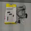 Acoustix Premium Sound Wired Stereo Earbuds with USB-C Connector - Gray / Black