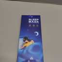 Mavogel Cotton Sleep Eye Mask - Updated Design Light Blocking with Adjustable Nose Bridge, Soft and Comfortable Night Eye Mask for Men Women, Eye Blinder for Shift Work, Includes Travel Pouch, Black