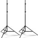 NEEWER Photography Light Stand, 7 Feet / 210cm Aluminum Alloy Photo Studio Tripod Stands for Video, Portrait and Photography Lighting, Reflectors, Soft Boxes, Umbrellas, Backgrounds (2 Pieces)
