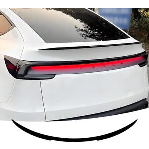 Rear Spoiler Fit for Tesla New Model Y Juniper 2025 2026 Rear Trunk Wing Decklid Lip Exterior Accessories (Matte Black)