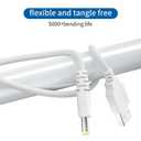 RGEEK PSP Charger Cable, PSP Portable Charger Cord Charger PSP Compatible with PSP1000 2000 3000 Series, White (4FT)
