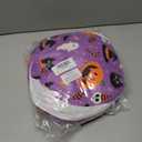 Tidjani Cat Tunnel Bed, Cat Tunnels for Indoor Cats, Foldable Pet Donut Bed with Washable Mat and Dangling Balls, Pumpkins Spider Candy Pattern, Purple Pet Tube Toys Gifts for Kitten, Puppy, Rabbit