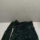 Kaei&Shi Sequin Wrap Dress,One Shoulder Velvet Short Prom Dresses,Sparkly Outfits for Women Homecoming Cocktail Party, M