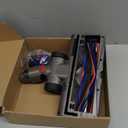 LED Green Light Vacuum Head Replacement for Dy-son V7 V8 V10 V11 V15 Cordless Vacuum Cleaner, Quick Release Head Attachments with 2 Pack Anti-Tangle & Soft Motorhead Roller Brushes