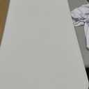 1 Set 6 FT Rectangle Folding Table with Carrying Handle, Lightweight Fold-in-Half Utility Table, with Matching White Stretch Spandex Covers, Ideal for Weddings, Parties, Camping, Banquets, Crafts
