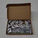 20 Set Silver 4040 Series Aluminum Extrusion Profile Connector, Includes 1pc Wrench, 20pcs 3540 Corner Bracket, 40pcs M8 T-Slot Sliding Nuts and Hex Screw Bolt for 20S Aluminum Rail Accessories