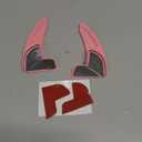 Steering Wheel Shift Paddle Extended Shifter Trim Cover for Dodge Challenger Charger Durango RT & Scat Pack 2015-2024, for Jeep Grand Cherokee 2014-2021 Interior Decoration Accessories (Pink 2PCS)