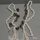 COOYOO Dog Bells to Go Outside, Premium Quality Potty Training Dog Door Bell, Yarn Handwoven Dog Bell, Adjustable Housetraining Hanging Bell-6 Extra Large Loud 1.5 DoorBells, Set of 2