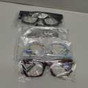 CCVOO 2.25 Oprah Style Reading Glasses for Women, Stylish Eyeglasses, Blue Light Readers for Women, Cheaters (Black + Transparent + Marbel Mint + Leopard-Brown)