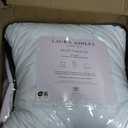 Laura Ashley - Twin XL Comforter Set, Reversible Bedding Set with Matching Sham, Dorm Essentials (Norah Solid White)