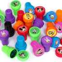 24 Pcs Mickey Themed Stampers, Mouse Birthday Party Supplies, Goody Bag Treat Bag Stuff for Mickey Birthday Party Gifts