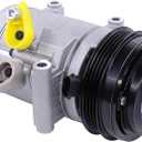 NewYall A/C Compressor with Clutch for Chevrolet Spark 1.0L 2009-2015, 1.2L 2011 2012