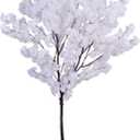 Artificial Cherry Blossom Tree 6.5ft, Faux Cherry Blossom Tree Fake White Cherry Tree for Wedding Office Home Living Room House Garden Indoor Outdoor Decor