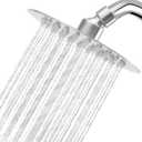 NearMoon Rain Shower Head, Ultra-Thin Design-Pressure Boosting, Awesome Some Experience, High Flow Stainless Steel Rainfall Head (6 Inch,Brushed Nickel)