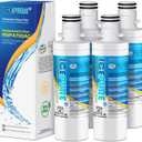 ICEPURE ADQ747935 Refrigerator Water Filter Replacement for LG LT1000P, MDJ64844601, Kenmore Elite 9980, ADQ74793501 LT1000PC ADQ74793502, LMXS28626S, LFXS26973S, 4PACK