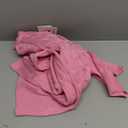 GRACE KARIN Womens Long Sleeve Button Up Cable Knit Cardigan Lightweight 2026 Crewneck Button Down Sweaters for Women (Large, Pink)