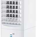 Portable Air Conditioners, 1.45 Gal Evaporative Air Cooler, Portable AC Cooling Fan w/ 3 Spds & Cooling Mode & Timer, Swamp Cooler w/Remote, Windowless Air Conditioner Portable for Room Home