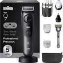 Braun Series 9 All-in-One Beard & Body Grooming Kit for Men, Cordless Trimmer, Hair Clippers & Shaver for Face, Hair & Body with Gillette Labs Razor, AIO 9535