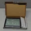 WallarGe Atomic Clock with Indoor Outdoor Temperature - 8.5'' Digital Clock Battery Operated, Self-Setting, 4 Time Zones, DST