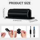 20Pcs Adhesive Pen Holder, Multi-functional Silicone Pencil Holder, Marker Holder Sticky Pen Holder for Desk, Rubber Marker Holder with Back Adhesive, for School Office Desk Accessories