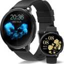 Smart Watch for Men Women Fitness Tracker with 100+ Sport Modes,Activity Trackers for iOS/Android Waterproof/Heart Rate/Sleep/Steps Monitor/Pedometer Monitor Monitor (Black)